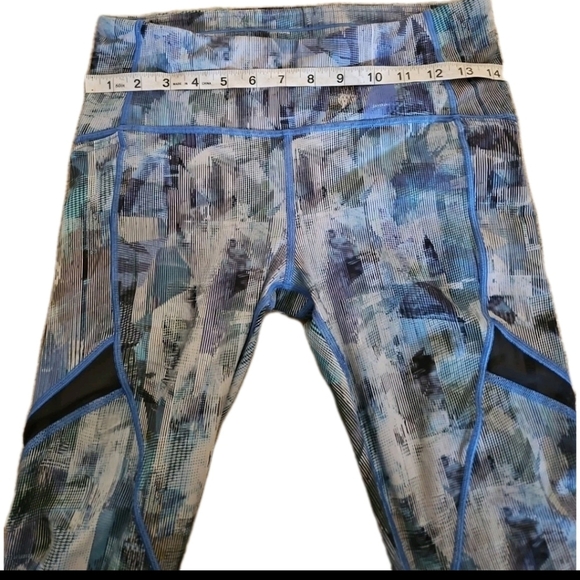 Lululemon Womens Blue On Pace Tight 7/8 Sun Dazed Legging 8 - Picture 11 of 13